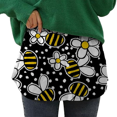 

Women s Mini Underskirt Lower Skirt Sweep Shirt Extension Skirt With Buttons Shirt Extension Layering Womens Tennis Skirt Table Skirt plus Size Skirts for Women 2x Short Skirt Long Jacket Preppy Skirt