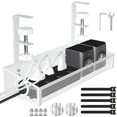 thumbnail image 1 of No Drilling Extendable Under Desk Box Tray and Cord Organizer, 1 of 5