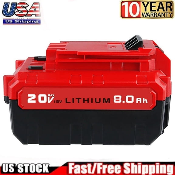 8.0Ah 20V Max Replacement Battery for Porter Cable PCC685L PCC680L Drill Driver Tool