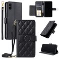 thumbnail image 5 of Funda tipo billetera GANGXUN para iPhone XS – Tapa abatible con correa para mujer, 5 of 5