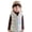 R809 White, variant on Ruiwill Girls Coat Reversible Vest With Hood Color Changing Winter Warm Sleeveless Jacket For Outdoor Activities Crew Neck Print Girl Outerwear Green Size 2-3 Years