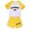 Yellow, variant on Girls Big Kids Summer German Flag Print Short Sleeve Two PC Set