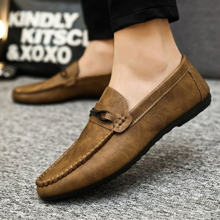 

Spring Breathable Non-slip Wear-resistant Men‘s Shoes New Lazy Slip-on Men‘s Shoes All-match Casual Shoes