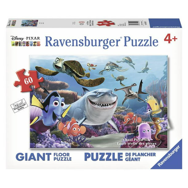 dans Diagnostiseren Honger Ravensburger - Disney Pixar Finding Nemo - Nemo Smile 60 Piece Giant Floor  Jigsaw Puzzle - Walmart.com