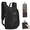 Black, variant on LAIMEIWEE Small Hiking Backpack, 13L Lightweight Foldable Travel Backpack for Men Women, Packable Daypack Hiking Bag for Camping Walking,Black