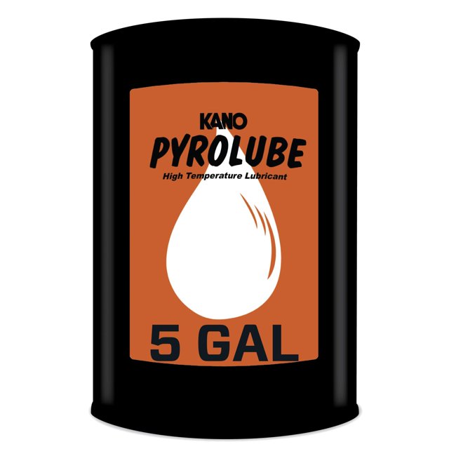 Lubricante para máquinas KROIL Pyrolube, balde de alta temperatura de 18,9 litros