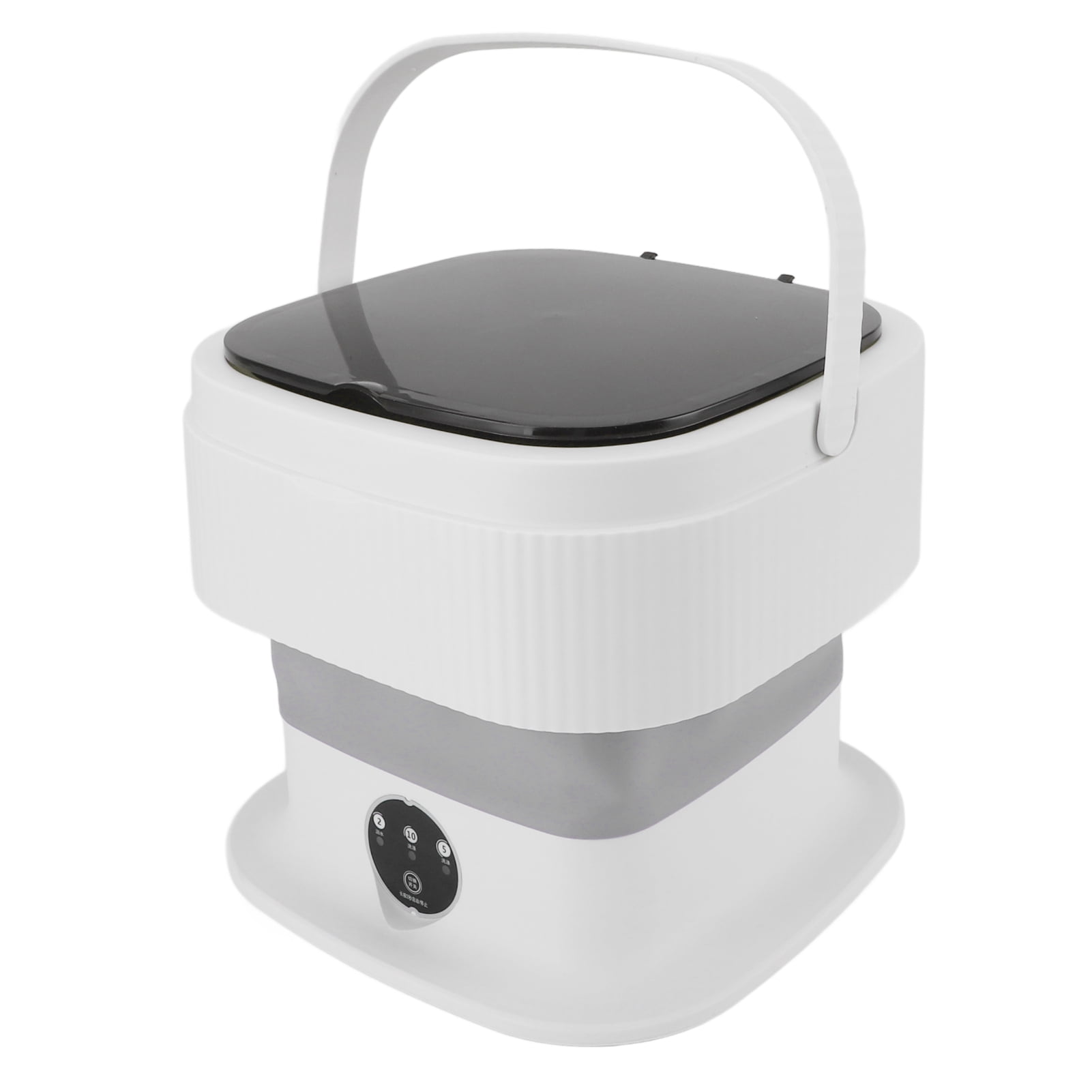 Portable Mini Foldable Washer, 40W Portable Washing Machine, Mini Washer, 10L Large Capacity Foldable, Underwear Washer Machine for Dorm Hotel Travel