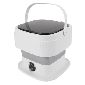 Portable Mini Foldable Washer, 40W Portable Washing Machine, Mini Washer, 10L Large Capacity Foldable, Underwear Washer Machine for Dorm Hotel Travel