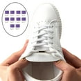 thumbnail image 3 of Cordones elásticos para hombres y mujeres, zapatillas de deporte, cordones de con hebillas de cápsula tal, cordones para , adultos y Púrpura Yinane Cordones elásticos sin lazo, 3 of 8