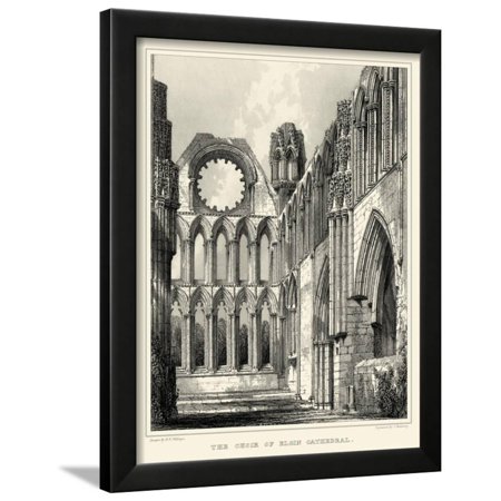 Gothic Detail X Framed Print Wall Art By R.w. Billings