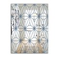 thumbnail image 2 of DESIGN ART Designart 'Blue Illusion' Mid-Century Mirror - Printed Wall Mirror 27.5in.x39.5in., 2 of 5