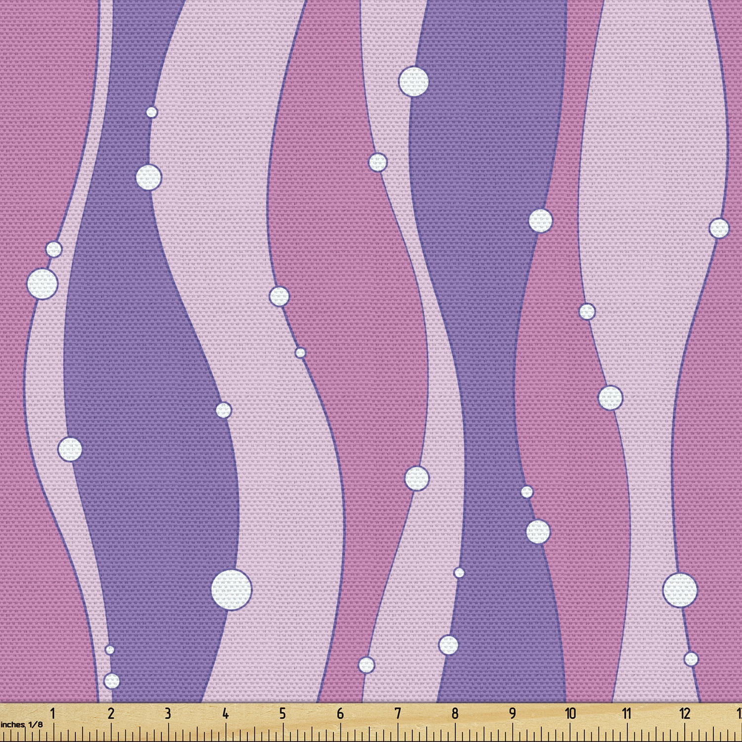 Abstract Upholstery Fabric by the Yard, Pattern with Vertical Wavy