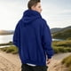 thumbnail image 4 of HISITOSA Sudadera con Capucha de Forro Polar de Manga Larga para Hombre, Ligera, de Uso Tecnológico, Suéter de Algodón Suave, Unisex, Casual, 4 of 8