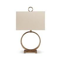 Signature Design by Ashley Traditional Mahala Table Lamp  Antique Gold Finish
