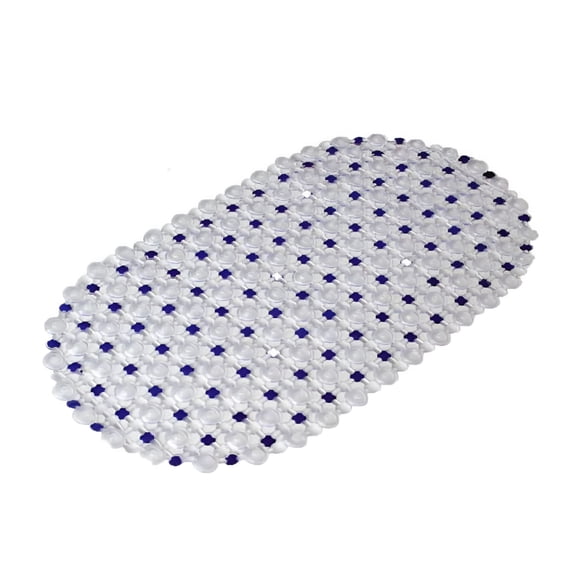 XIBUFE Shower Mats Non Slip Without Suction Cups,15× 26.8 Inch,PVC Bathroom Mats,Bath Mats for Shower and Bathroom,Quick Drying