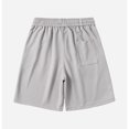 thumbnail image 3 of Men Solid Color Casual Fashion Loose Elastic Waist Pockets Exercise Shorts Pants, 3 of 5