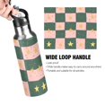 thumbnail image 4 of Yayeee 20oz Insulated Water Bottle Double Wall Stainless Steel with Flip Straw Lid, Pink Abstract, 4 of 7