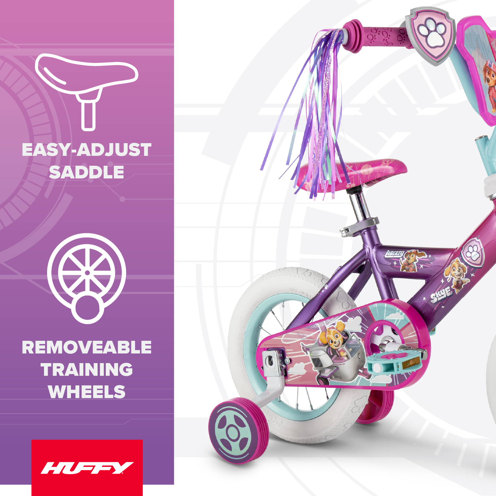 Huffy 12" Paw Patrol Kids' Bike Pink photo 3