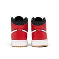 thumbnail image 4 of Big Kid's Jordan 1 Mid SE Black/Fire Red-White-Malachite (DQ8418 006) - 6.5, 4 of 5