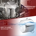 thumbnail image 4 of Vesteel 10QT Stainless Steel Stock Pot with Glass Lid, Tri-Ply Bottom Stockpot for Cooking Simmering Soup Stew, Heavy Duty Cookware Compatible with All Cooktops, Dishwasher Safe, 4 of 8