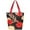 Midnight Floral, variant on Wrapables Carryall Shopping Travel Tote Bag with Durable Ripstop Polyester - Foldable, Waterproof, and OEKO-TEX Certified, Large, Savanna