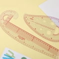 thumbnail image 4 of Craft Sewing Tool French Curved Ruler Measure Ruler Dressmaking Drawing Template Tool Multifunctional Patchwork Ruler, 4 of 8