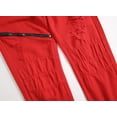 thumbnail image 5 of CHERALKEST Men's Skinny Destroyed Ripped Stretchy Ripped Jeans Zipper Slim Fit Denim Jeans, 5 of 6