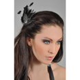 thumbnail image 5 of Western Fashion 63052 Feather Hair Pin, Black & White, 5 of 6