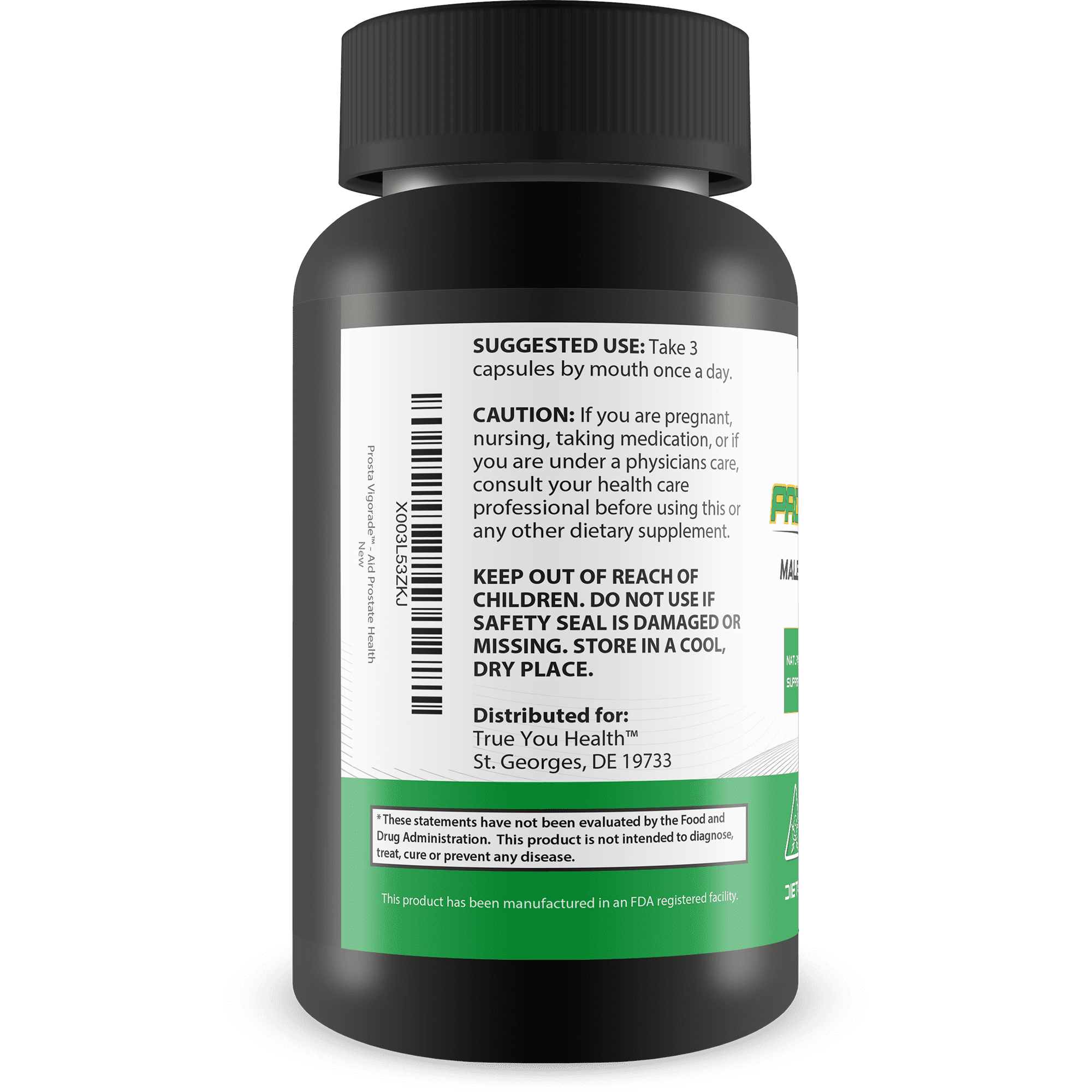 Prosta Vigorade - Male Prostate Support - Natural Antioxidant Formula - Promote Energy & Stamina with Green Tea - Support Blood Flow & Normal Prostate Size - Aid Prostate Health
