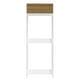 thumbnail image 4 of Porta refrigerador Madesa Glamy 1 puerta abatible - Blanco/Marrón Madesa G27080GL, 4 of 9
