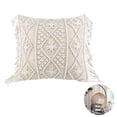 thumbnail image 2 of Almohada/Funda de almohada Funda de cojínFunda de cojínCojín de sofá, Funda de cojín de almohadaAlmohada de algodón con cama Sofá Banco Carro, Beige, 45 * 45 cm Zhivalor LKX-1956, 2 of 4