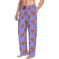 thumbnail image 3 of Mens Pajama Pants - Soft Sleep & Lounge Pants for Men, Capybaras Christmas Cuteness Casual PJ Bottoms Pants with Pockets, 3 of 5