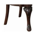 thumbnail image 2 of Traditional Arm Chairs - Set of 2 - Rubber Wood Dining Chairs - Brown Finish - Living Room Seating, 2 of 4