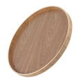thumbnail image 3 of Forma Redonda De Madera Maciza Para Té Y Café, Aperitivos, Comidas, Bandeja Para Servir Platos, Bandejas Para Restaurante, Bandeja Para Servir Alimentos De 37,5 Cm, 3 of 8