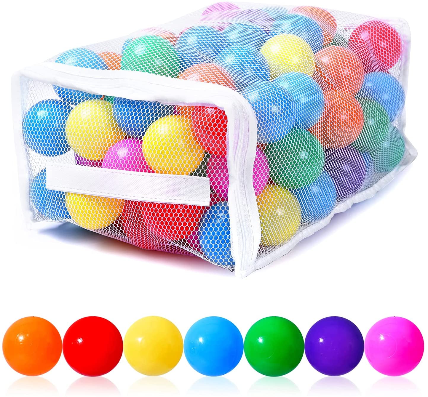 Baby Kids Plastic Colorful Play Balls For Ball Pit Ocean Swim Pool Toy 100Pcs OB