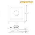 thumbnail image 4 of POWERTEC 12-inch Table Saw Dust Hood (70131), 4 of 8