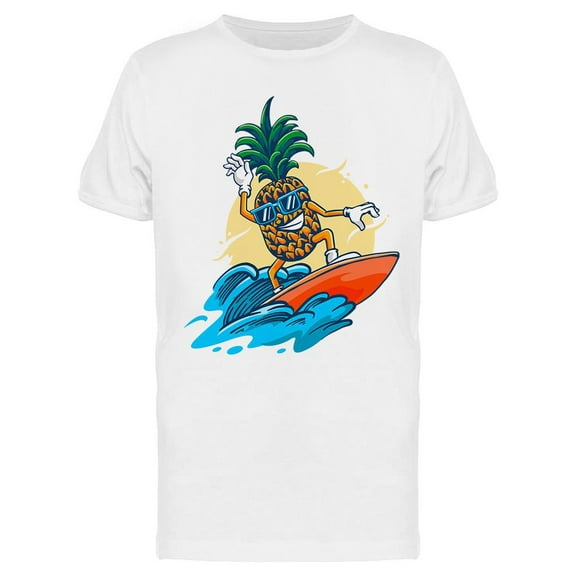 Pineapple Surfing T-Shirt Men -Image by Shutterstock, Male Medium