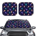 thumbnail image 2 of Haiem Sea Jellyfish Car Windshield Sun Shade (2 Pieces) Foldable Windshield Sun Shade Car Accessories for Truck SUV Pickup-Large, 2 of 7