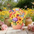 thumbnail image 2 of Tarjeta de felicitación Joyvine ramo de flores 3D emergente, 2 of 7