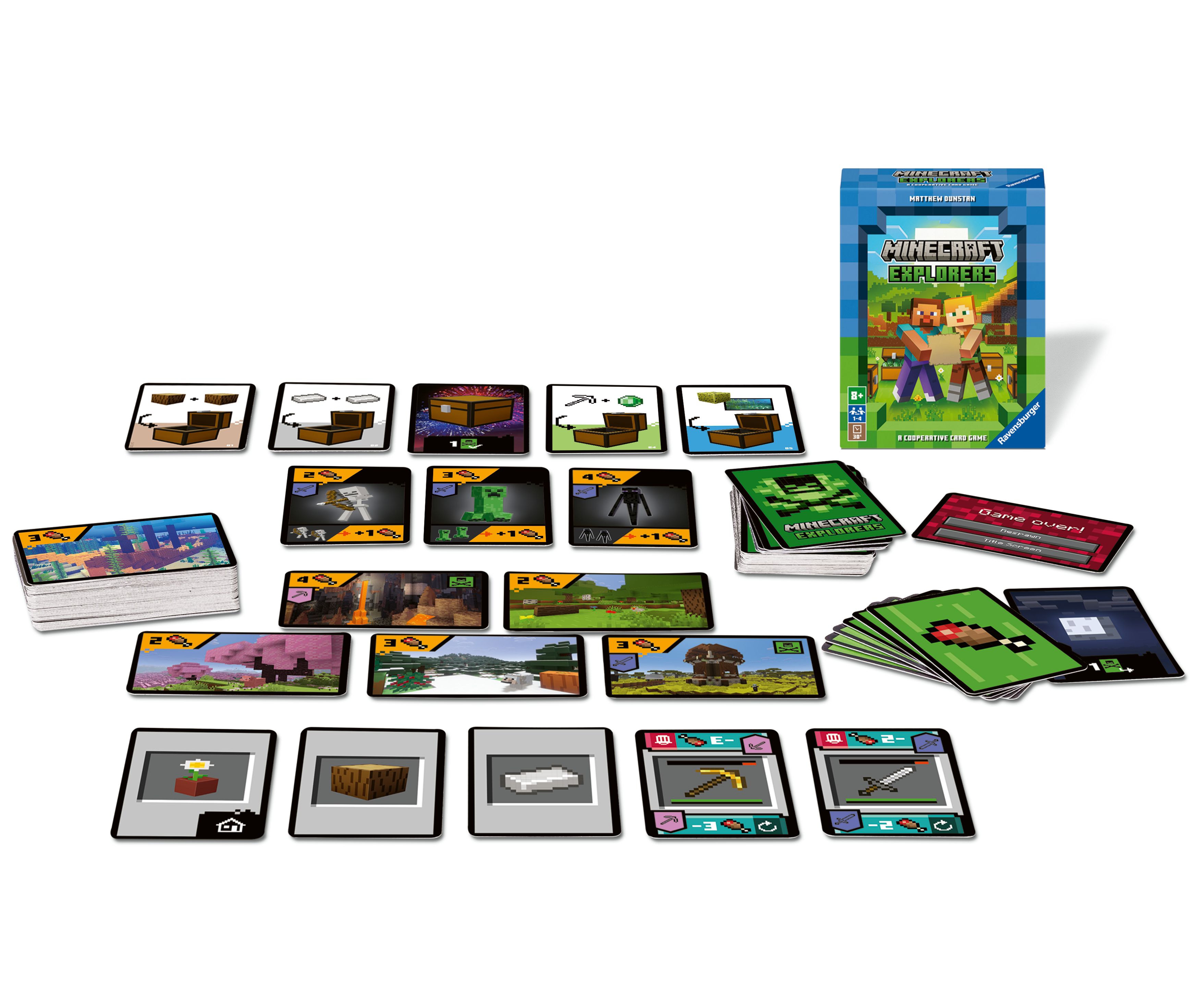 Ravensburger Minecraft Explorers Cooperative Card Game photo 2