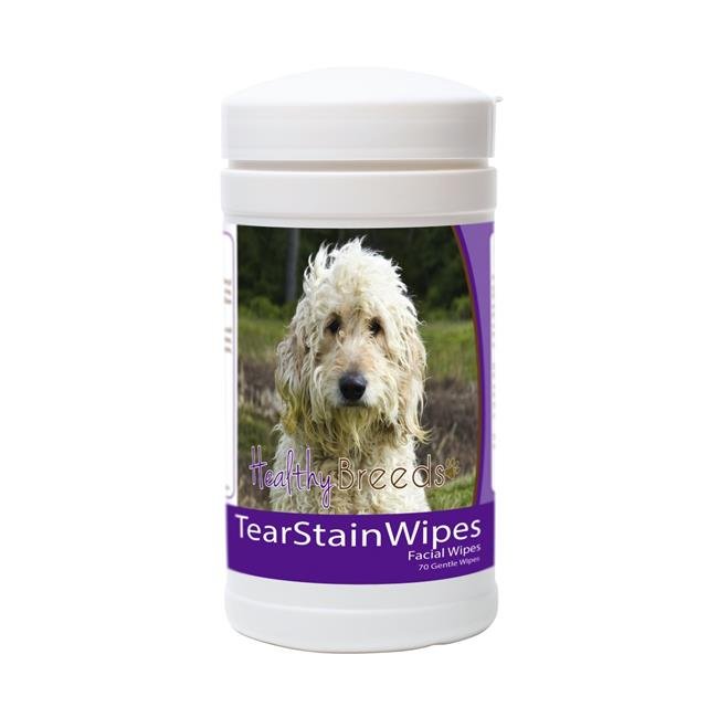 Healthy Breeds 840235152378 Goldendoodle Tear Stain Wipes