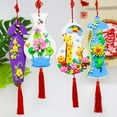 thumbnail image 4 of Colgante de Terminar Calabaza/Florero/ Accesorios de Artesanía de Manualidades Cheongsam 250x93mm BLESIY colgantes de dijes de madera en blanco, 4 of 8