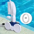 thumbnail image 1 of thinsony Nettoyeur de Piscine Remplacement de Pneu Tout Usage pour Polaris 180 280 360 380, 1 of 8