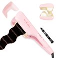thumbnail image 1 of VODANA Professional Triple Flow Ceramic Hair Waver - Easy Beach Waves with Embedded Double Barrel Wave Iron. Experience Instant Heat, Long-Lasting Performance, and Quick Heat (1.25 inch, Pink Vanilla), 1 of 4
