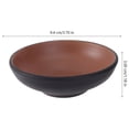 thumbnail image 2 of MasteelfCA 2pcs Simple Shallow Ramen Bowls Simple Japanese Style Food Bowls Kitchen Bowls, 2 of 7
