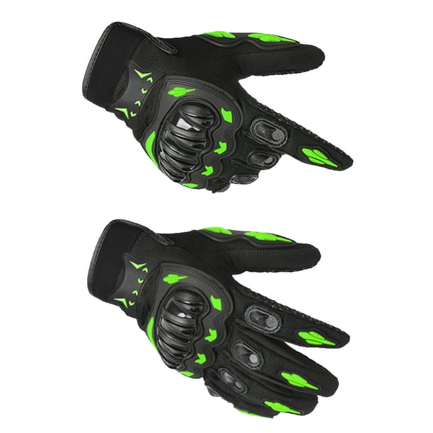 Guantes de ciclismo para exteriores, 1 par de guantes de ciclismo para exteriores con dedos completos, guantes deportivos para motocicleta con dedos completos, diseñados meticulosamente