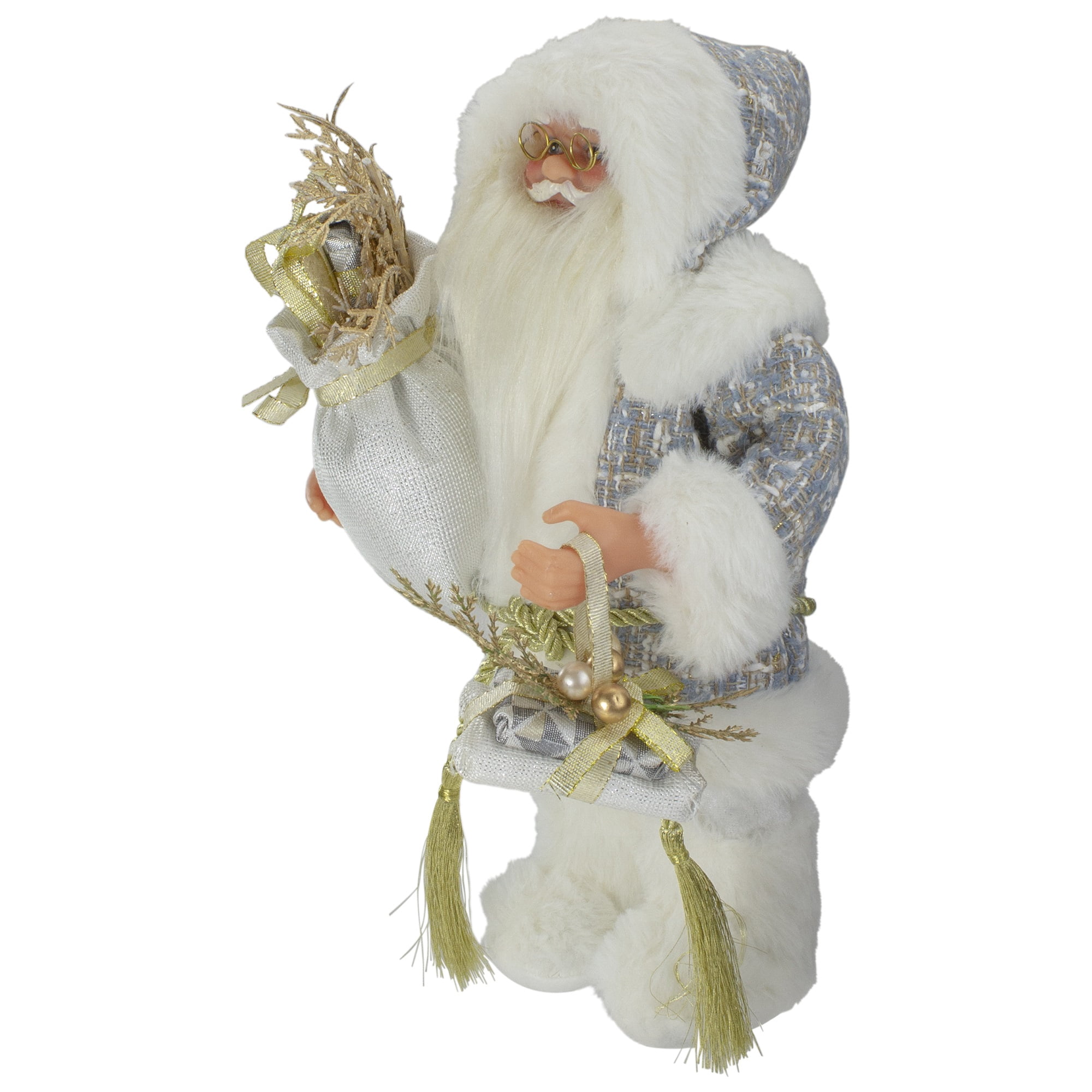 Northlight Winter Frost Santa Claus Standing Christmas Figure - 12"