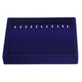 thumbnail image 4 of Cajón de azul Organizador de joyas Bandeja Reloj Anillos 4 Hugo Bandeja para joyas de terciopelo, 4 of 6