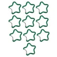 thumbnail image 3 of Colaxi 10Pieces Five Pointed Star Shaped Carabiner Heavy Duty Hanging Buckle Key Chain Clip for Keychains Home Outdoor Hiking Accessories green, 3 of 10