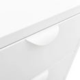 thumbnail image 4 of vidaXL Sideboard Side Table for Living Room Bedroom Steel and Tempered Glass, 4 of 7